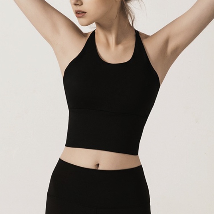 カップ付き バッククロス タンクトップ ヨガウエア