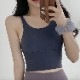 カップ付き バッククロス タンクトップ ヨガウエア