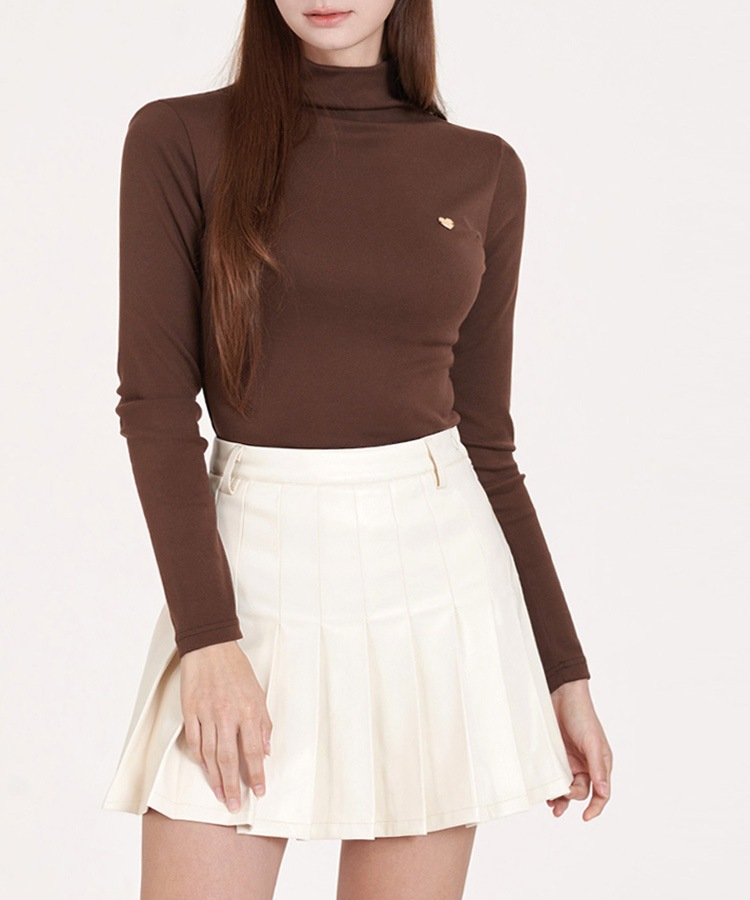 Aライン 切り替え プリーツ レザースカート | ゴルフ,ゴルフ