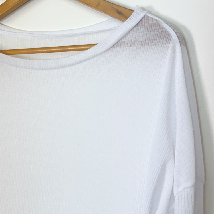 ゆったり 長袖 シースルー ラッシュガード

