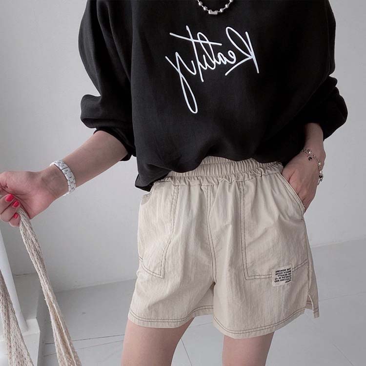 アルファベットプリント オーバーサイズ 薄手 トップス