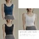 パッド付き ショート丈 タンクトップ ヨガウエア