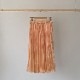 オレンジドット プリーツ ロングスカート
