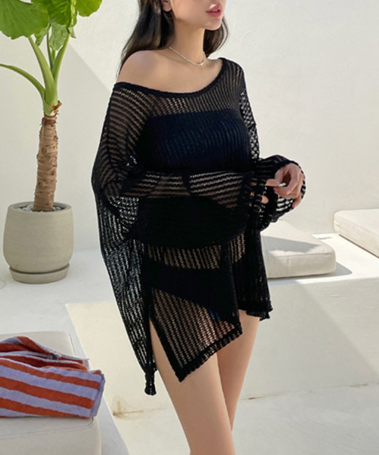 メッシュ 長袖 シアー Tシャツ ラッシュガード

