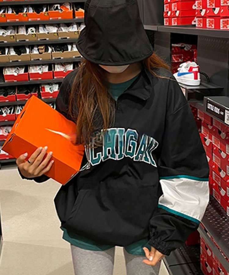 ゴルフウェア ハーフジップアップ ロゴ トップス