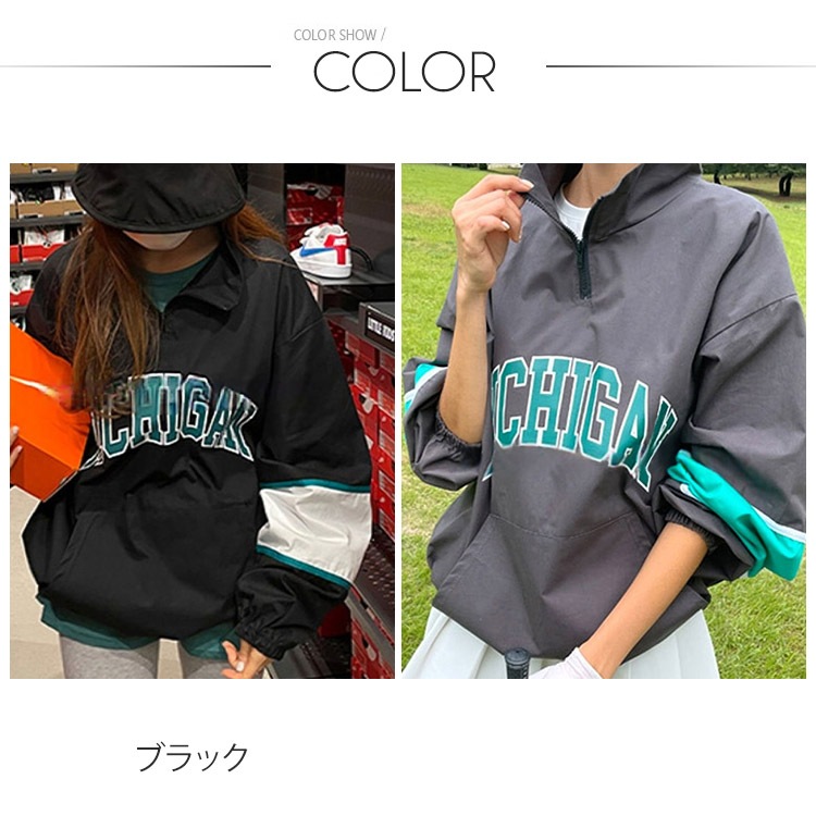 ゴルフウェア ハーフジップアップ ロゴ トップス