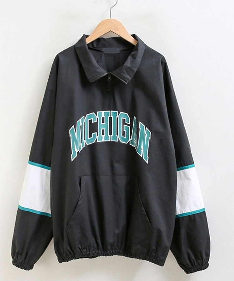 ゴルフウェア ハーフジップアップ ロゴ トップス