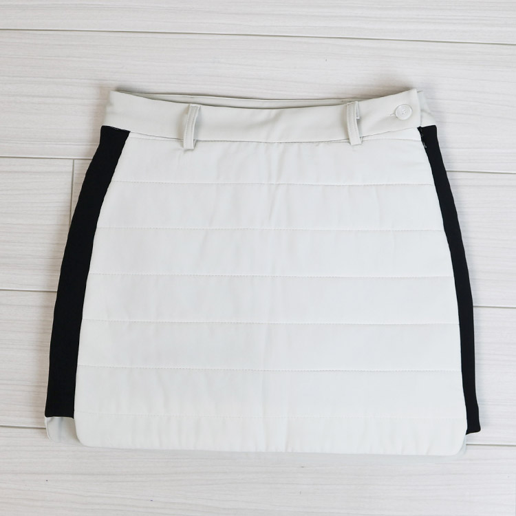 韓国ゴルフウェア サイドカラー ペディング ミニスカート
