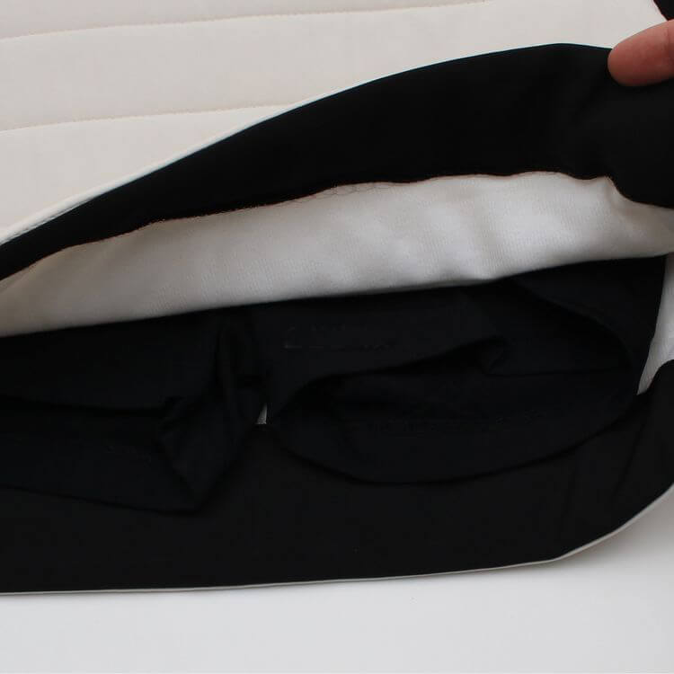 韓国ゴルフウェア サイドカラー ペディング ミニスカート