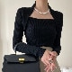 スクエアネック ボレロ風 スクエアネック ニット