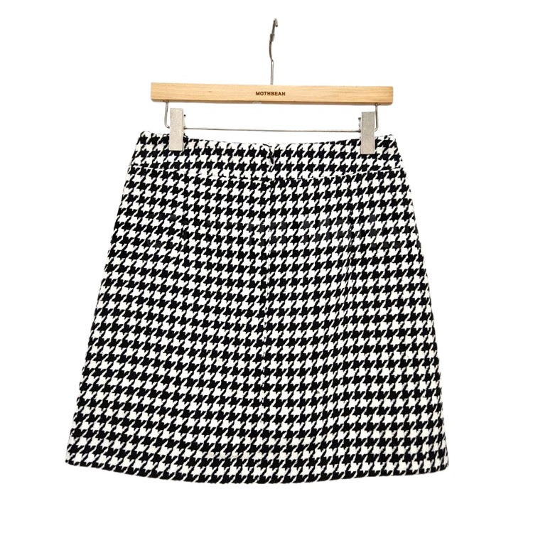 千鳥格子 Ａライン ミニスカート ゴルフウエア