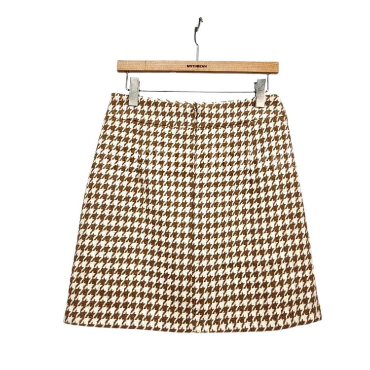 千鳥格子 Ａライン ミニスカート ゴルフウエア