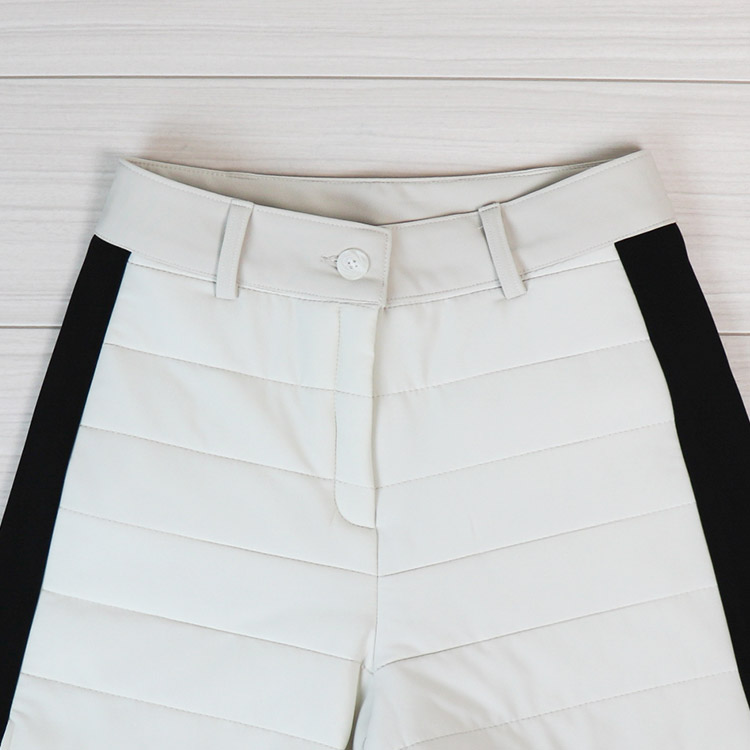韓国ゴルフウェア パディング バイカラー ショートパンツ