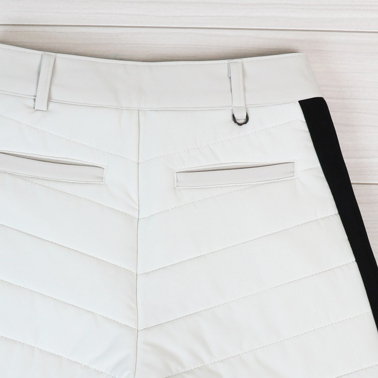 韓国ゴルフウェア パディング バイカラー ショートパンツ