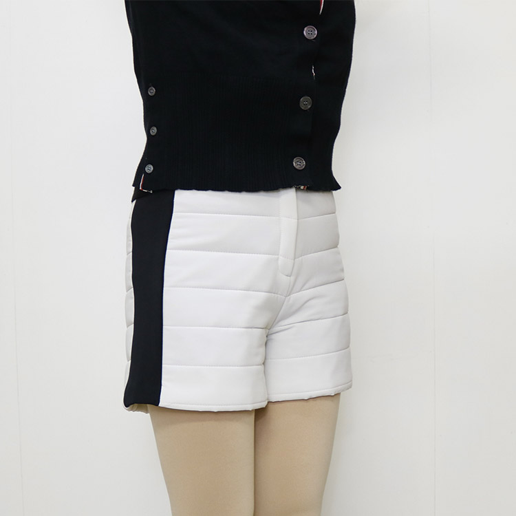 韓国ゴルフウェア パディング バイカラー ショートパンツ