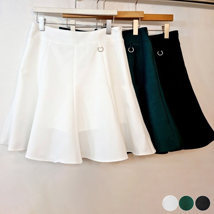 韓国ゴルフウェア フレア ミニスカート