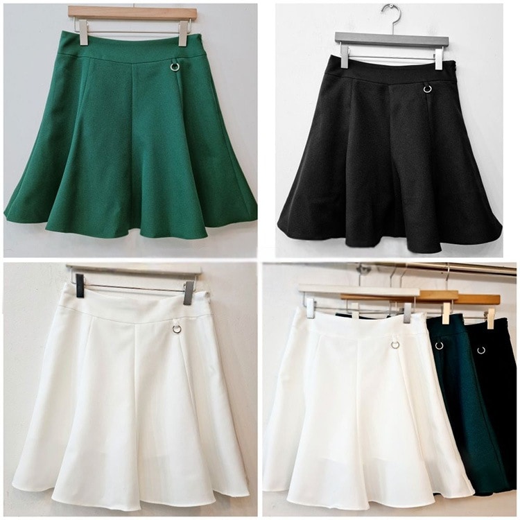 韓国ゴルフウェア フレア ミニスカート