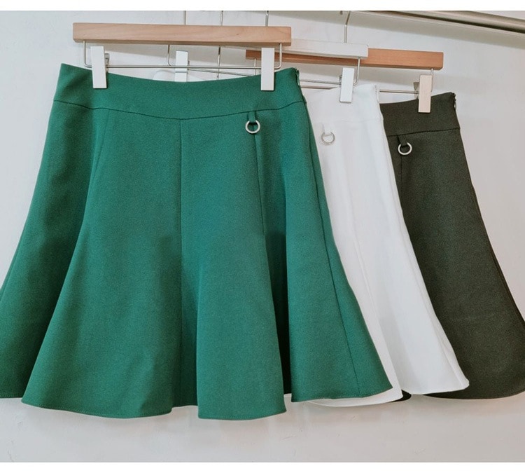 韓国ゴルフウェア フレア ミニスカート