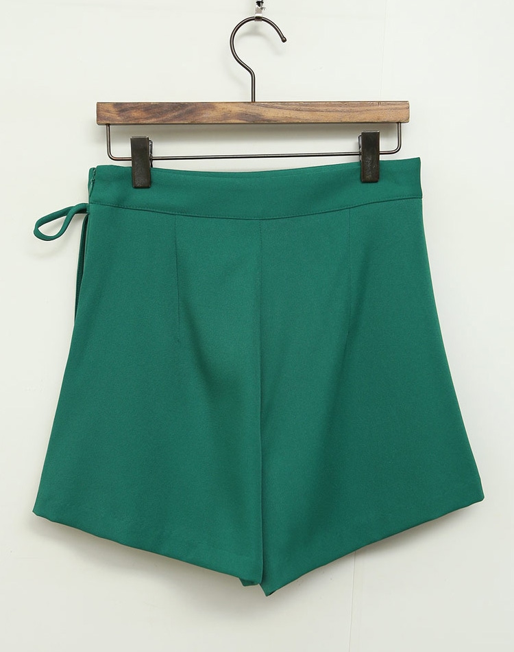 ウエストリボン エレガント ラップ ショートパンツ 韓国ゴルフ