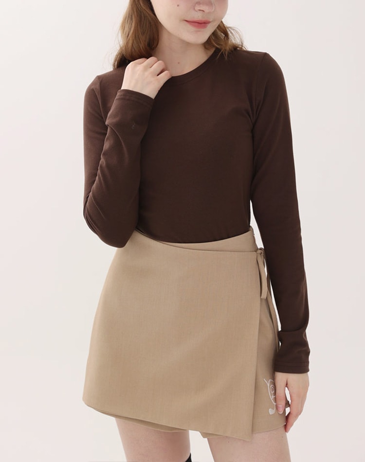 ウエストリボン エレガント ラップ ショートパンツ 韓国ゴルフ