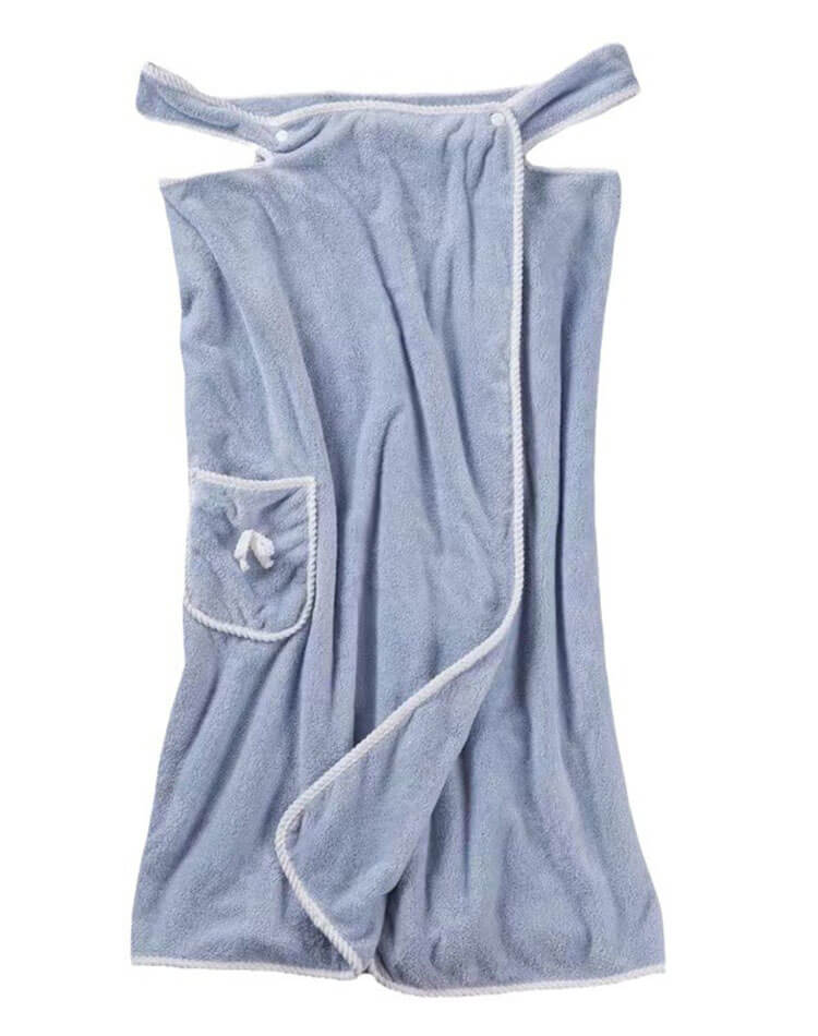 着れるタオル バスローブ ノースリーブ ワンピース

