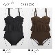 韓国ビキニ たっぷりフリル ガーリー タンキニ 水着
