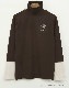 配色 ハイネック ストレッチ 長袖 Ｔシャツ 韓国ゴルフウェア