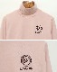 配色 ハイネック ストレッチ 長袖 Ｔシャツ 韓国ゴルフウェア