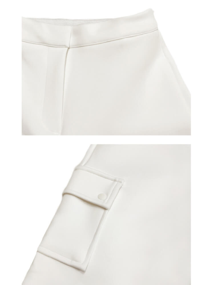 ストレッチ ネオ二重生地 ハイウエスト ゴルフ パンツ