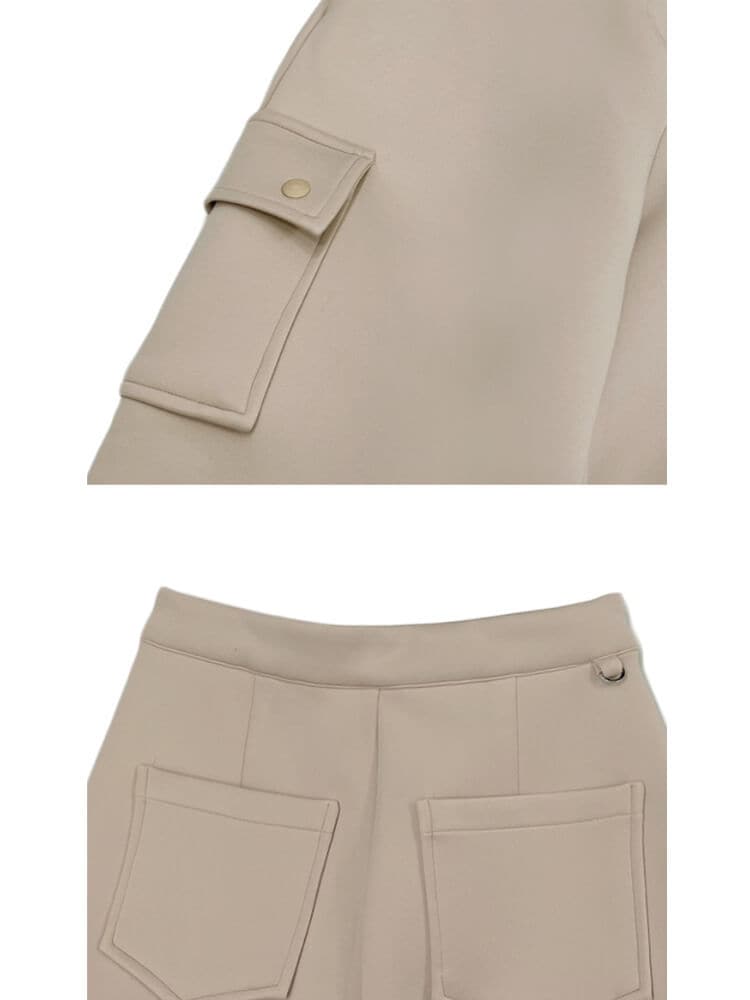 ストレッチ ネオ二重生地 ハイウエスト ゴルフ パンツ