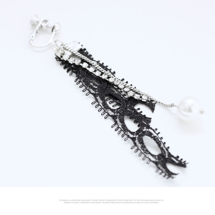 メール便送料無料 チェーン ピアス  揺れる