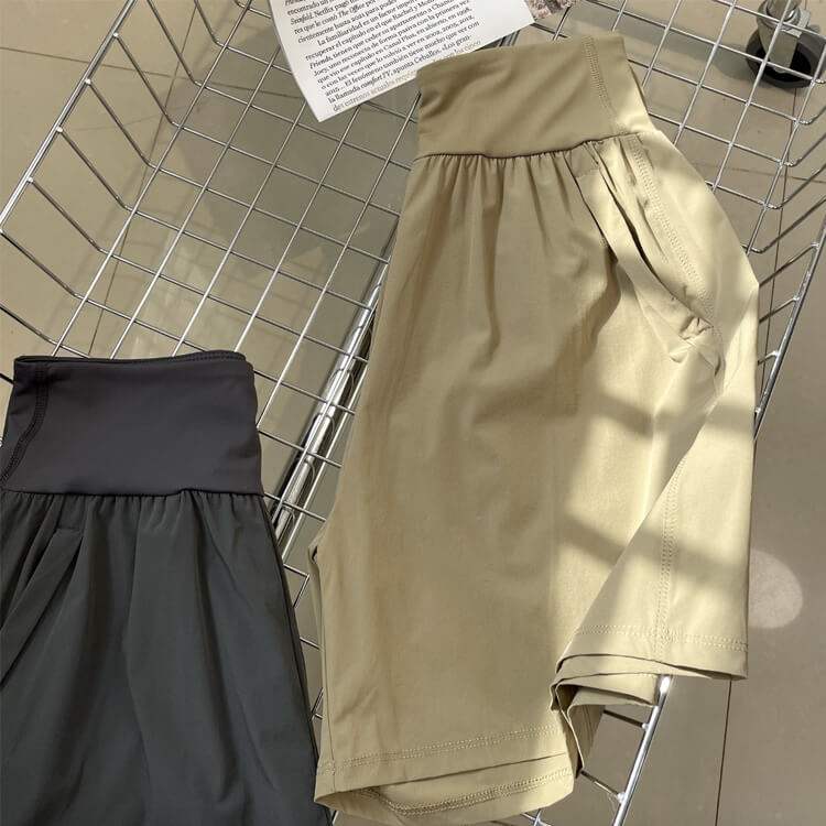 スポーツウエア ポケット付き 五分丈 ショートパンツ