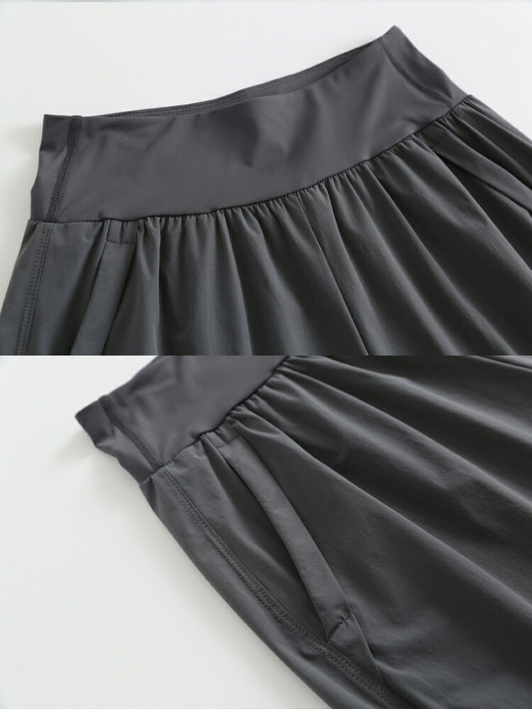 スポーツウエア ポケット付き 五分丈 ショートパンツ