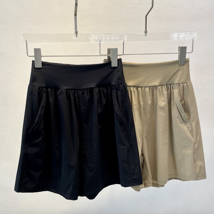 スポーツウエア ポケット付き 五分丈 ショートパンツ