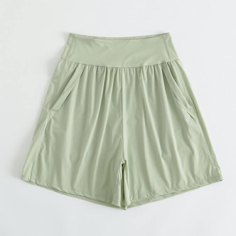 スポーツウエア ポケット付き 五分丈 ショートパンツ