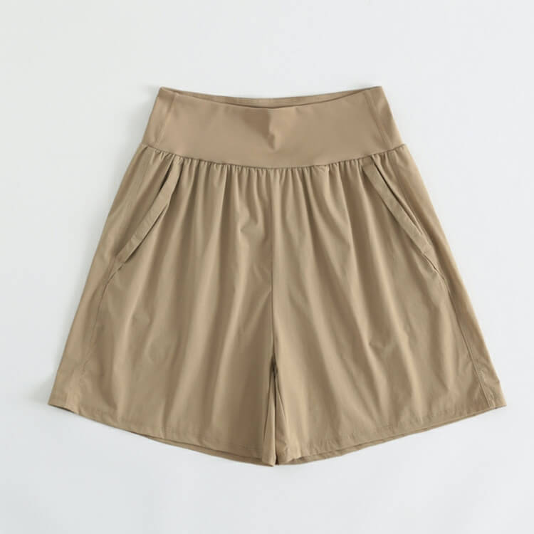スポーツウエア ポケット付き 五分丈 ショートパンツ