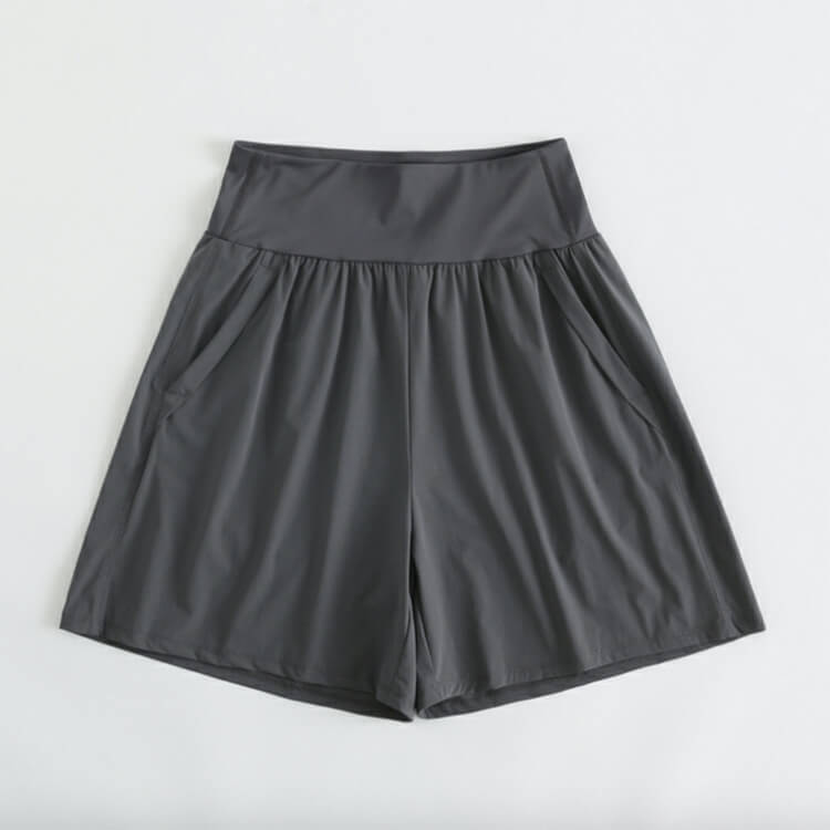 スポーツウエア ポケット付き 五分丈 ショートパンツ