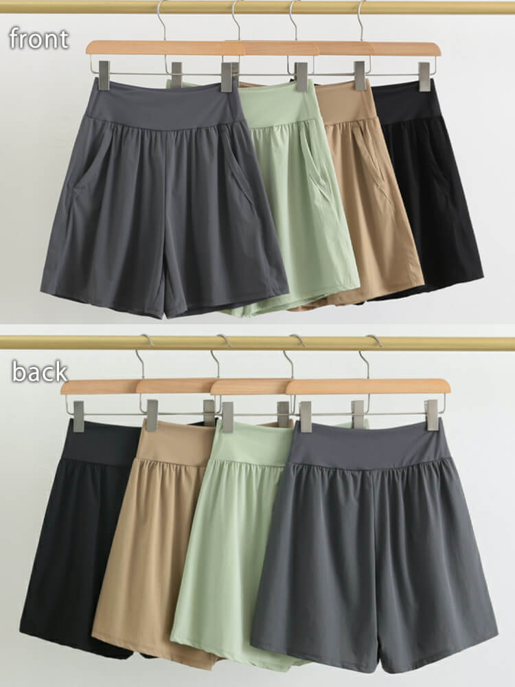スポーツウエア ポケット付き 五分丈 ショートパンツ