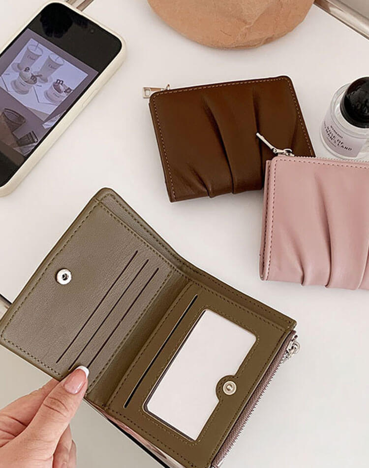 ミニ財布 レディース 二つ折り財布 カードケース 小さい 財布 コンパクト