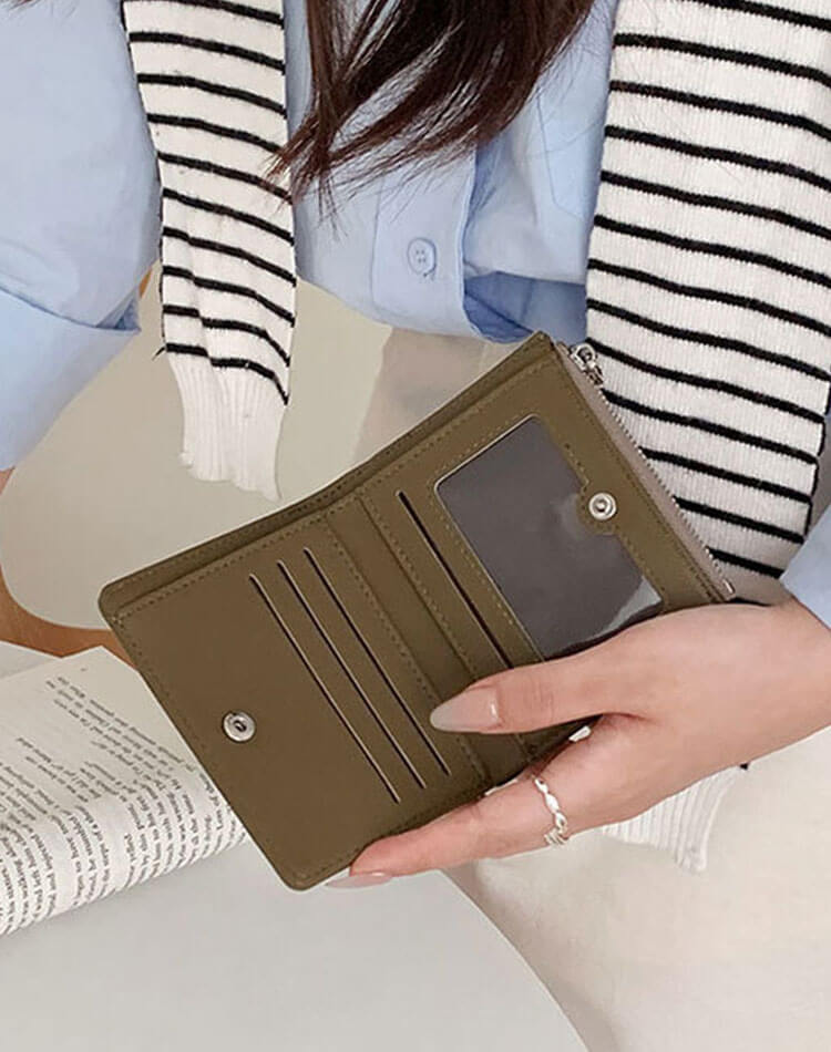 ミニ財布 レディース 二つ折り財布 カードケース 小さい 財布 コンパクト