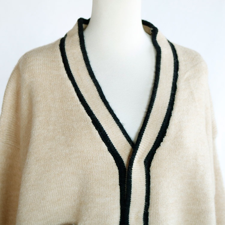 ショート丈 ニットカーディガン