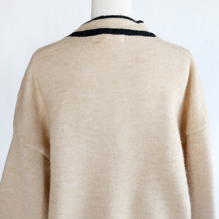 ショート丈 ニットカーディガン