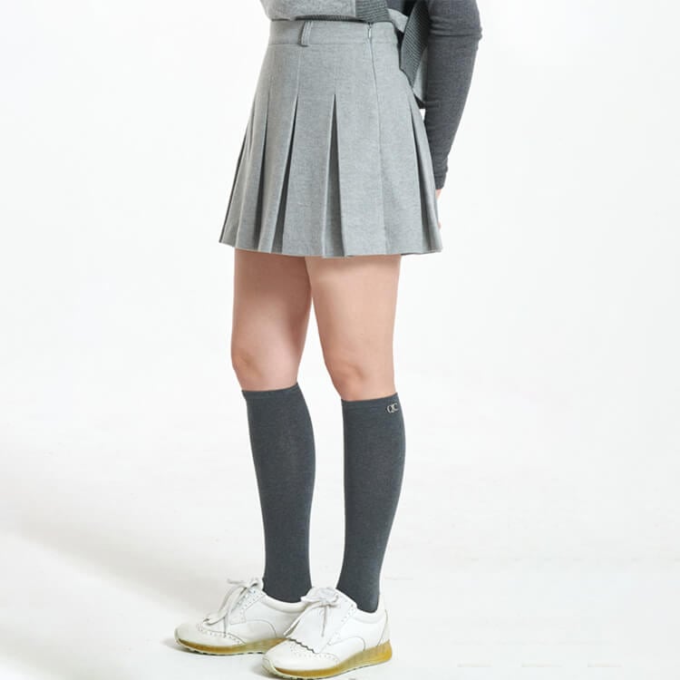 ウール混紡 タックプリーツ Aライン ゴルフスカート | スポーツウエア