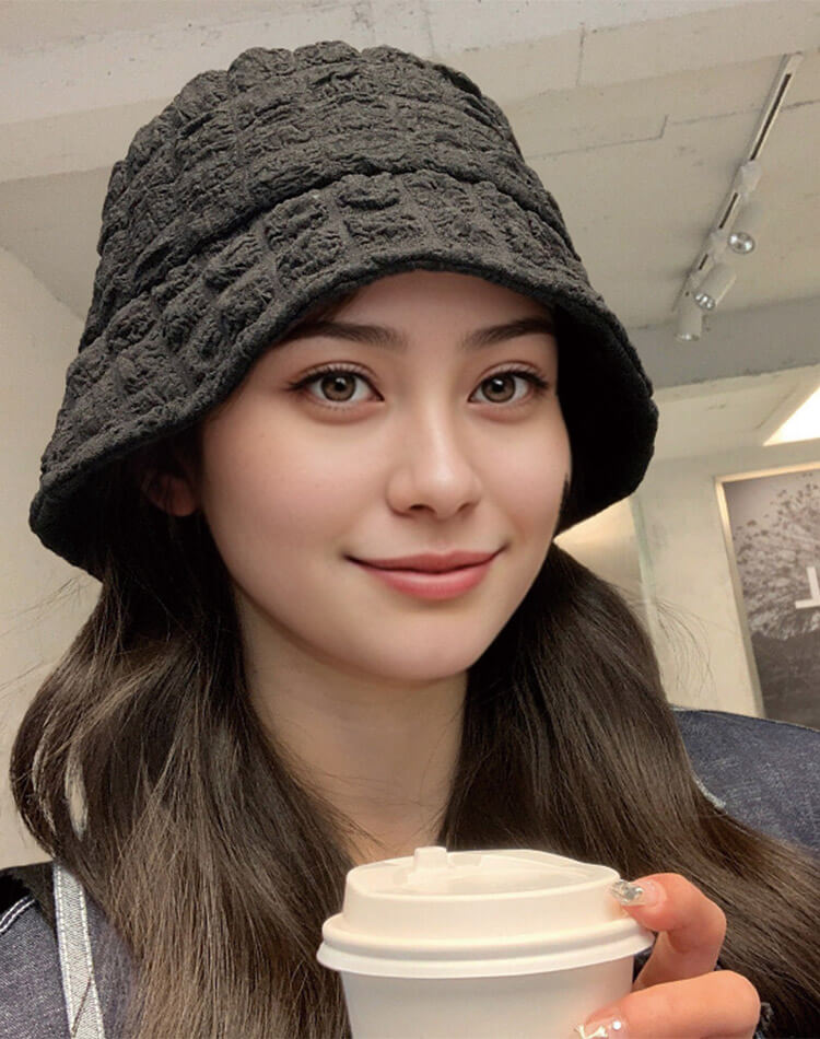 ふわくしゅ 韓国 バケットハット 帽子 レディース