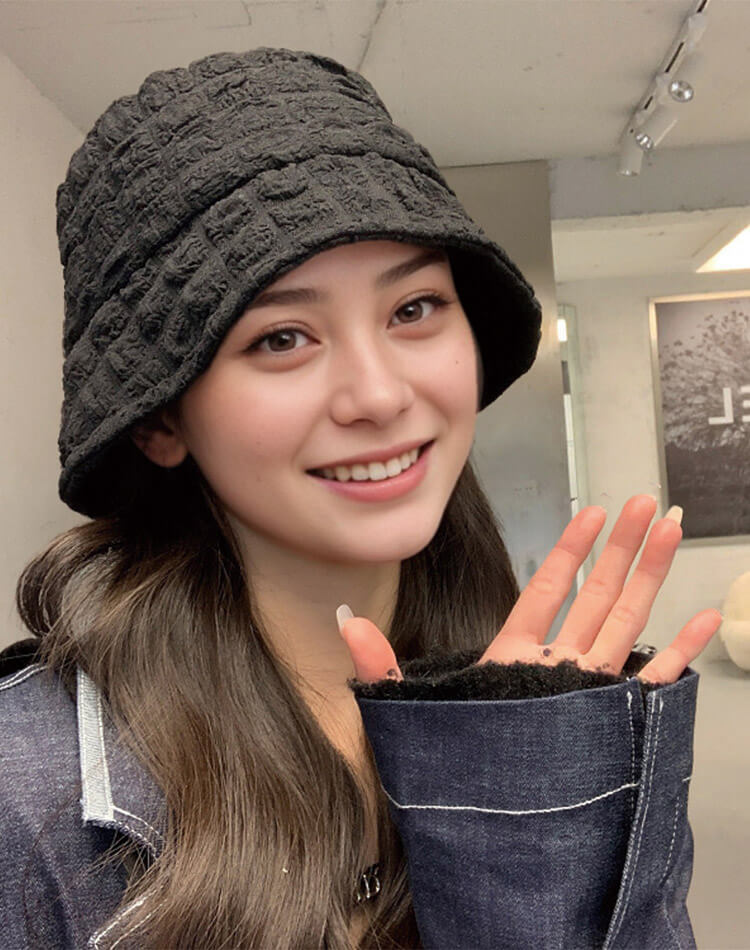 ふわくしゅ 韓国 バケットハット 帽子 レディース