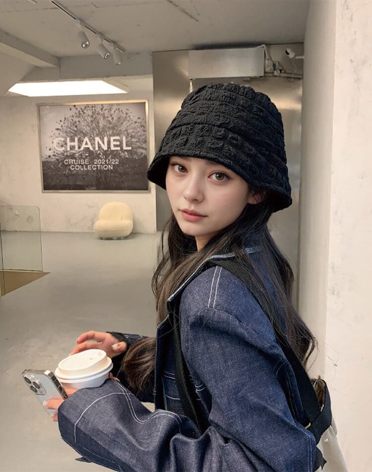 ふわくしゅ 韓国 バケットハット 帽子 レディース