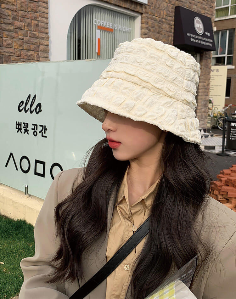 ふわくしゅ 韓国 バケットハット 帽子 レディース