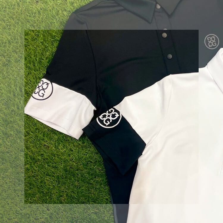 韓国 シンプル 配色 半袖 ポロTシャツ トップス