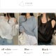 ショルダーカット シースルー ゆるニット トップス

