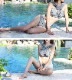 韓国水着 胸元クロスでセクシーなネット編み ビキニ
